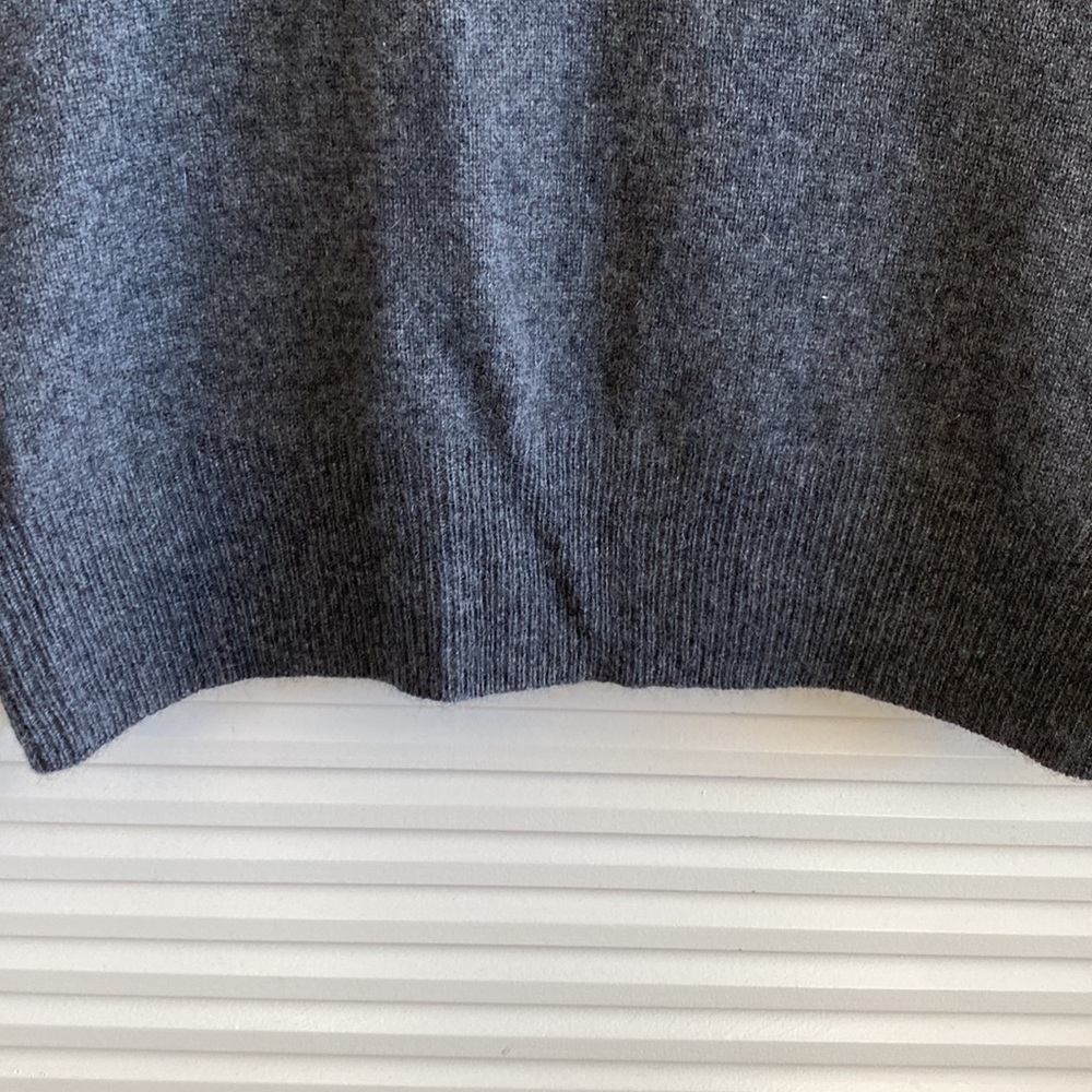 Halogen Gray Cashmere Sweater - image 4
